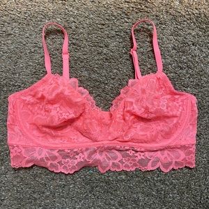 PINK Lace Bralette
